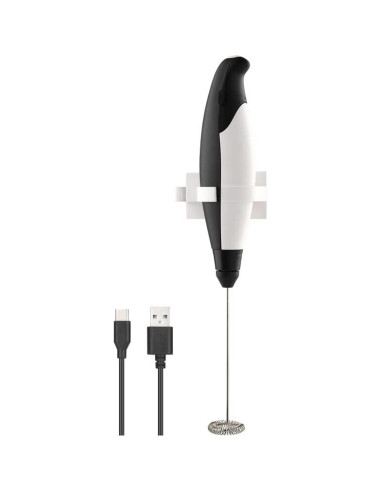 Batidor de Leche Eléctrico Mafiti 500ml Acero Inoxidable