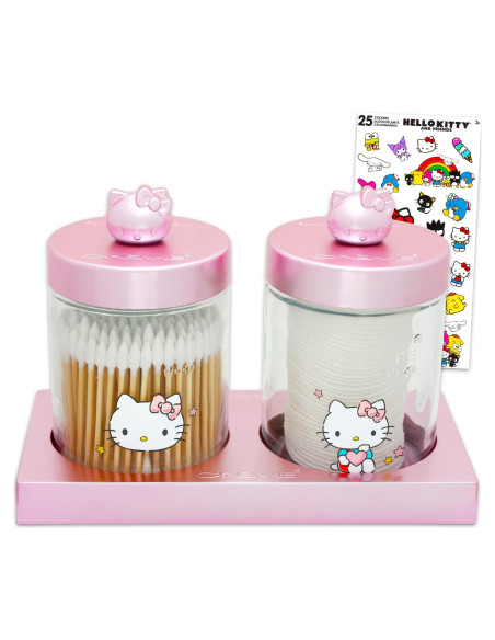 Conjunto de Bastones y Almohadillas de Algodón The Creme Shop x Hello Kitty