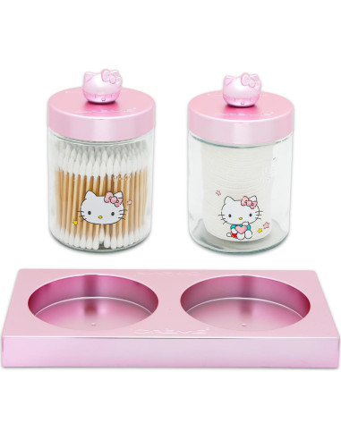 Conjunto de Bastones y Almohadillas de Algodón The Creme Shop x Hello Kitty