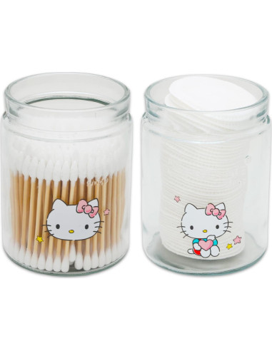 Conjunto de Bastones y Almohadillas de Algodón The Creme Shop x Hello Kitty