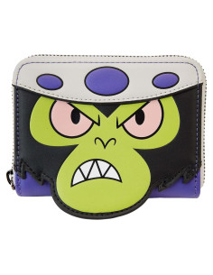Billetera Loungefly Powerpuff Girls Mojo Jojo Crema 15.24x10.16cm