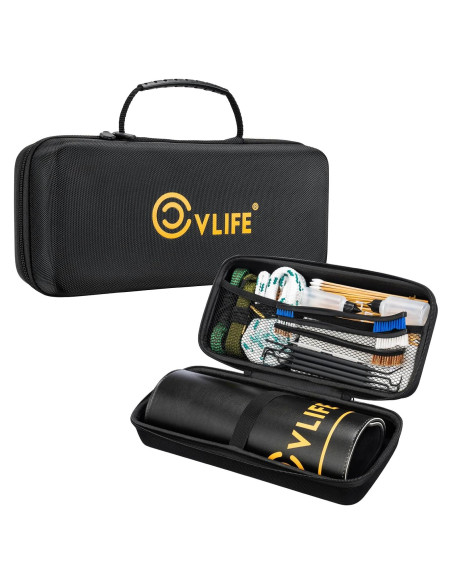 Kit de limpieza de armas CVLIFE con alfombrilla y suministros