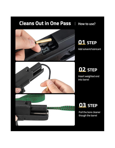 Kit de limpieza de armas CVLIFE con alfombrilla y suministros