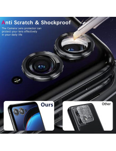 Protector de Lente de Cámara Zeking para Motorola Razr 50/60 - Vidrio Templado 9H 2