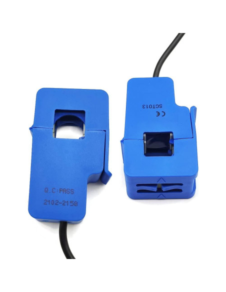 2 Pcs Sensor de Corriente SCT013 5A 1V No Invasivo 1m
