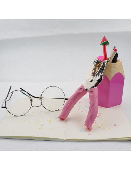 Perforadora de Mano IZTOSS 1 Agujero 1/16" Rosa Manual