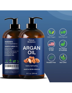 Aceite de Argan 100% Natural Nexon Botanics 240 ml - Hidratante 2