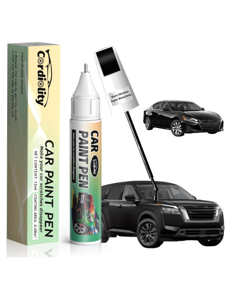 Pintura de Retoque Cardiality KH3 Obsidiana Negra 12ml para Nissan