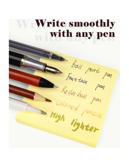 Notas Adhesivas WeLiu Amarillas 7.62x7.62 cm 3600 Hojas Notas Adhesivas WeLiu Amarillas 7.62x7.62 cm 3600 Hojas