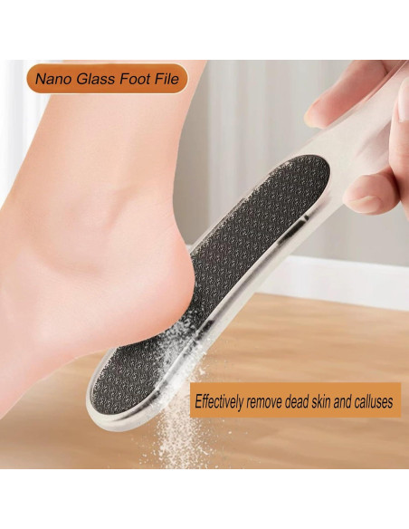 Lima de Pies de Vidrio Nano Lyaiwever - Removedor de Callos