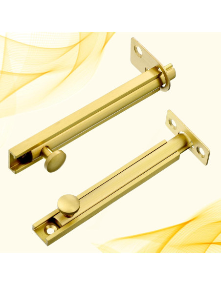 Tornillo de Superficie de Latón Macizo Exircy 10.16 cm Dorado