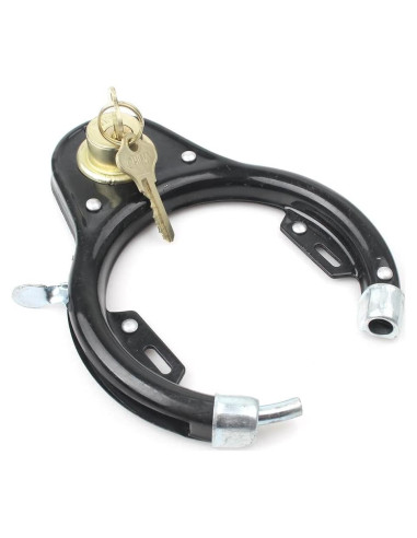 Candado U-lock Bacar para Bicicleta con 2 Llaves - Hierro Antirrobo