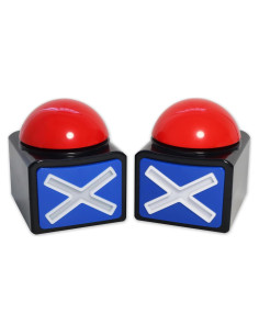 Game Buzzers de Respuesta con Luz y Sonido OFVENS 2 Pcs