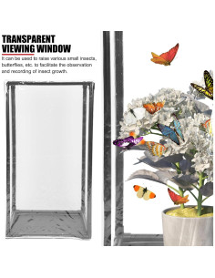 Jaula de Malla para Insectos EVTSCAN 42x42x77cm Educativa 2