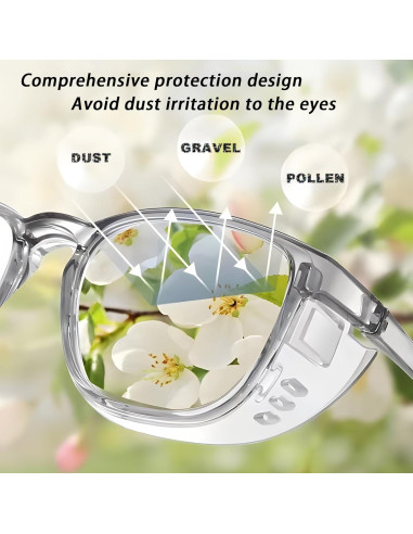 Gafas de Seguridad Miopía HD-Claro - Protección Ocular - -1.0D