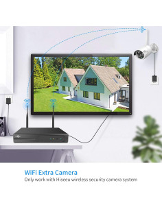 Cámara de Seguridad Inalámbrica Hiseeu 3MP para Exterior 2