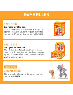 Figura Coleccionable Tom y Jerry Pop Mart - Caja Individual 2