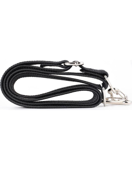 Cuerda Bungee Plana Marcobrothers Ajustable 1.22m Negra
