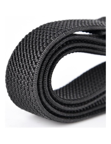 Cuerda Bungee Plana Marcobrothers Ajustable 1.22m Negra