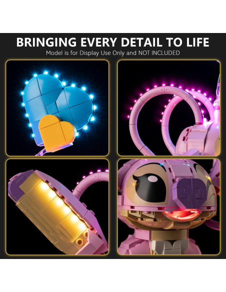 Kit de Luz LED BrickSoul 43257 para LEGO Lilo y Stitch