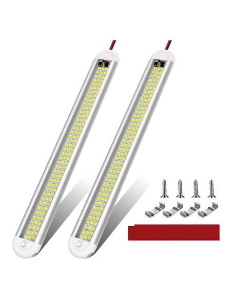 Barra de Luz LED Interior 12V CT CAPETRONIX 1500LM 2Pcs