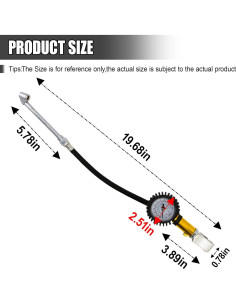 Medidor Digital de Presión de Neumáticos UHANBUT con Inflador 0-15.17 bar 2