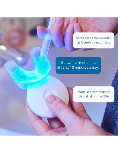 Kit de Blanqueamiento Dental Smile Titan con Luz LED - 5 Piezas