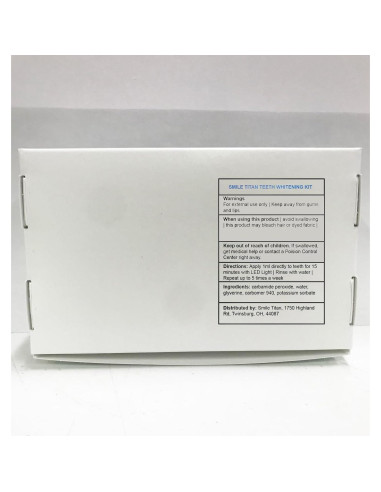 Kit de Blanqueamiento Dental Smile Titan con Luz LED - 5 Piezas