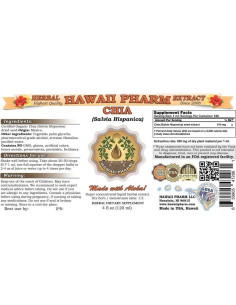 Extracto Líquido de Chía Orgánica HawaiiPharm 60 ml Suplemento Herbal 2