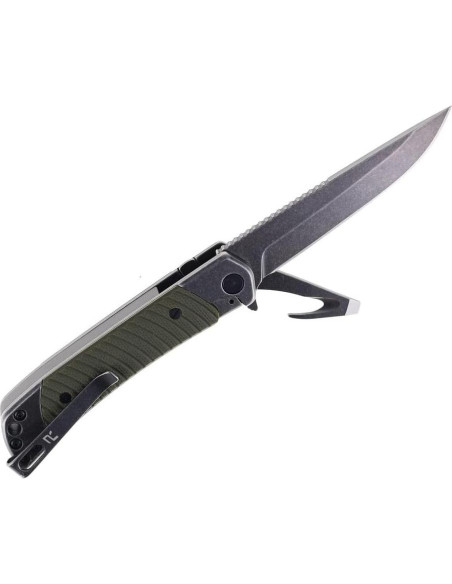 Cuchillo Plegable REVO Duo Drop Point Verde 20.64 cm