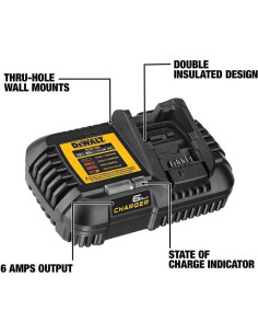 Cargador DEWALT 12V/20V/60V FLEXVOLT 6A DCB1106 2