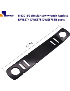 Llave de sierra circular SURPOUF N420180 60V 14cm Hexagonal 2