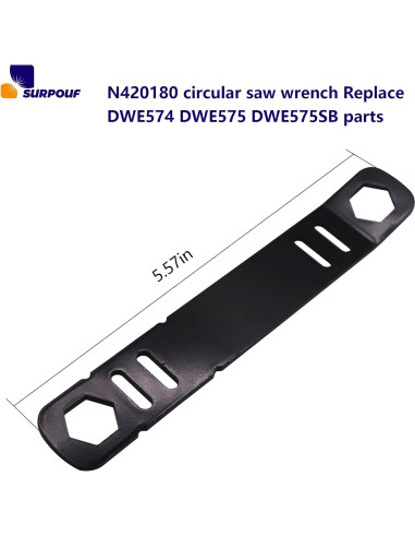 Llave de sierra circular SURPOUF N420180 60V 14cm Hexagonal