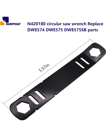 Llave de sierra circular SURPOUF N420180 60V 14cm Hexagonal