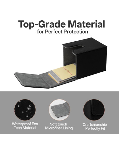 Caja de Almacenamiento KKTROVE para 100+ Cartas - Negro