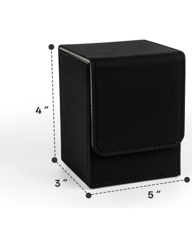 Caja de Almacenamiento KKTROVE para 100+ Cartas - Negro