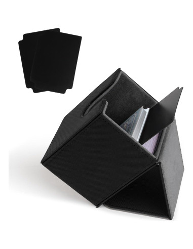 Caja de Almacenamiento KKTROVE para 100+ Cartas - Negro