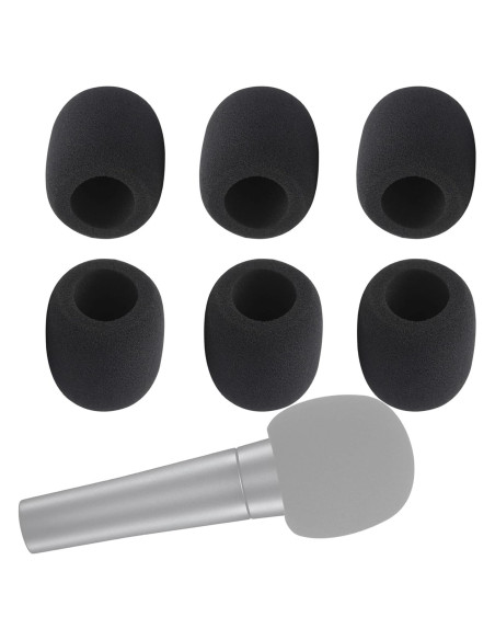 Juego de 6 fundas de espuma para micrófono HIYANCO Juego de 6 fundas de espuma para micrófono HIYANCO