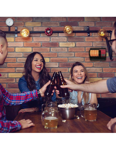 Abrebotellas de Pared Flylin con Contador Automático Multicolor