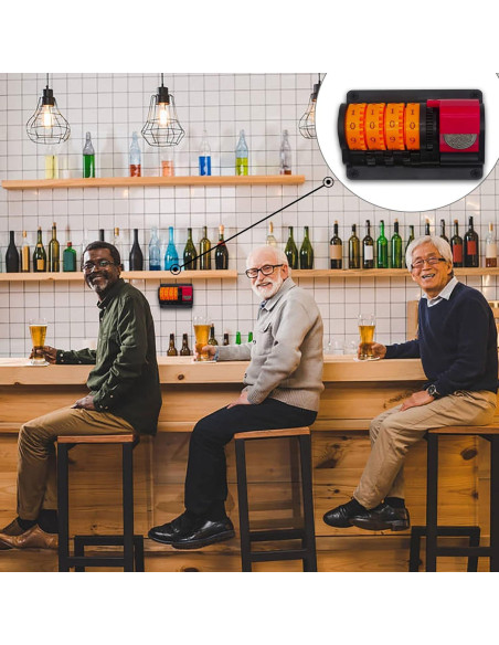 Abrebotellas de Pared Flylin con Contador Automático Multicolor