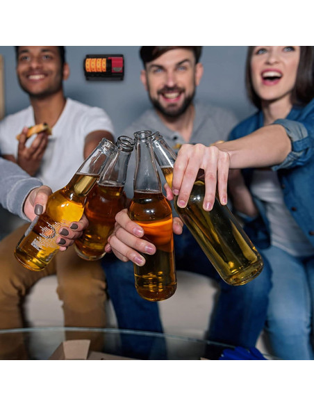 Abrebotellas de Pared Flylin con Contador Automático Multicolor