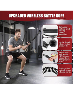 Cuerda de Batalla Sin Cuerda COCTN 0.73 kg para HIIT 2