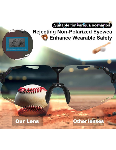 Gafas de Sol Polarizadas para Niños TR90 UV400 - Negroazul