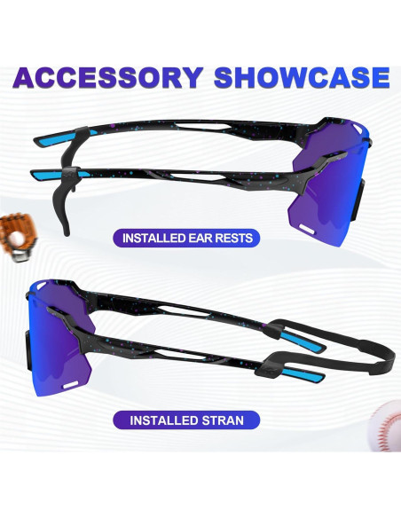 Gafas de Sol Polarizadas para Niños TR90 UV400 - Negroazul