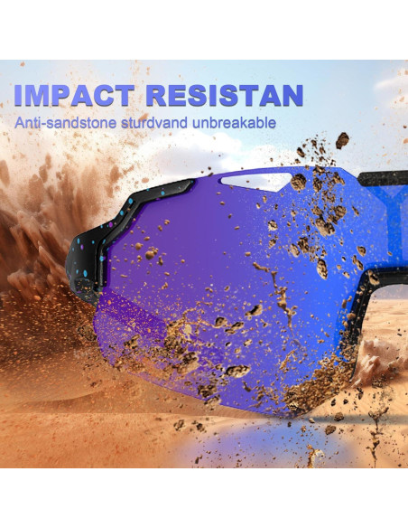 Gafas de Sol Polarizadas para Niños TR90 UV400 - Negroazul