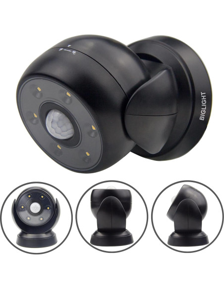 Luz de Sensor de Movimiento BIGLIGHT LED Inalámbrica 200 Lúmenes