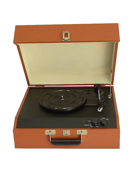 Reproductor de Discos de Vinilo Bluetooth EHVYBDX Madera Retro