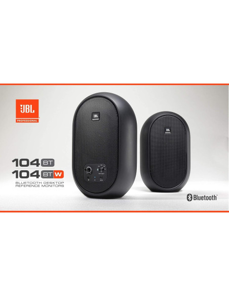 Monitores de Referencia JBL 104-BT Bluetooth 60W Negro (Par Renovados)