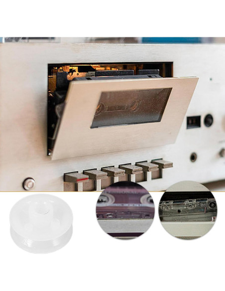 Rueda de Correa VICASKY 10pcs Reemplazo Grabadora Cinta