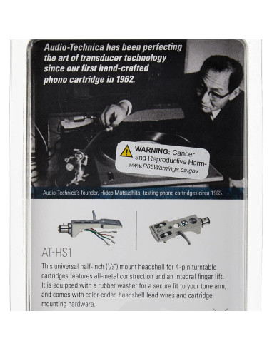 Cartucho DJ Audio-Technica AT-XP5 y Cabezal AT-HS1 Universal